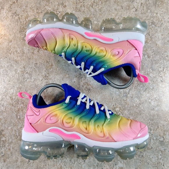 Nike Air Vapor Max Plus 'Cotton Candy Rainbow' FJ4550-606 Womens 7 *Barely Worn - Picture 3 of 12